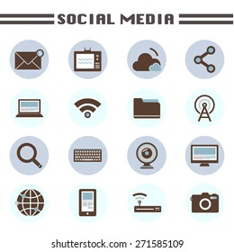 Social Media Connection Technology Global Communication Concept