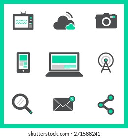 Social Media Connection Technology Global Communication Concept