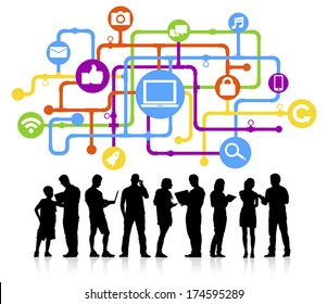 The Social Media Connection Vector