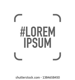 social media contact sharing lorem ipsum logo vector