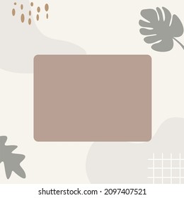 social media content background template design