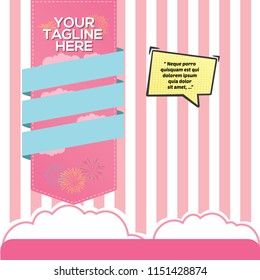 Social media content template