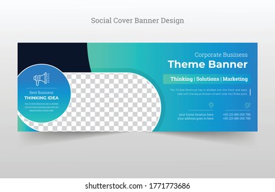 social media cover banner design. facebook cover timeline banner for use corporate business. website advertisement banner design. internet ad for design social media