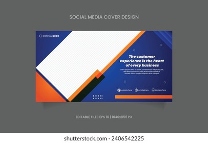 social media cover banner online digital marketing business social media business cover post design template
