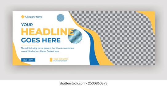 Social media cover design for corporate business, real estate social media cover design template free vector