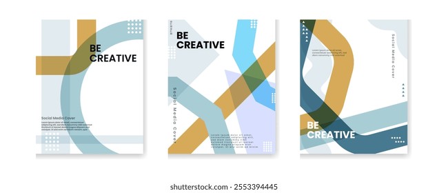 Social Media cover design illustration set.Modern cover header background for website design, Social Media Cover,invitation card,advertisement,business etc.