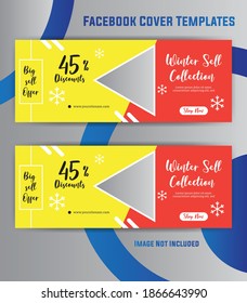 Social Media Cover Design, Sell banner cover design, Vector Template.