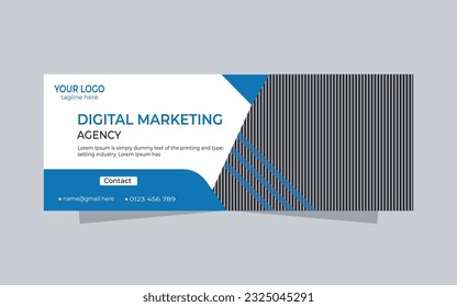Social media cover design template 