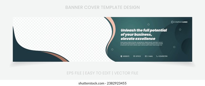 social media cover design template abstract background.