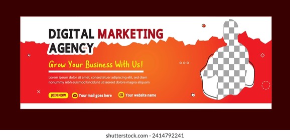 social media cover design template