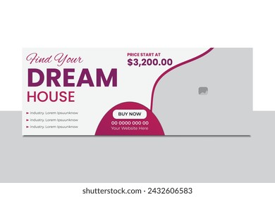 social media cover design vector template.