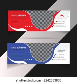 Social media cover or Email signature design