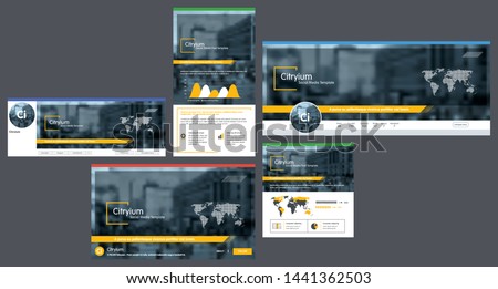 Social media cover header background template, social media post, header with logo template. Template cover header for social media, banner,  advertising  business corporate. Vector illustration.