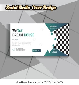 social media cover home for sale design
