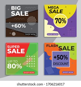 Social media cover. Nice vector graphics for sales promotions, online stores, discount coupons etc.