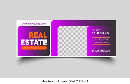 social media cover photo for real estate business