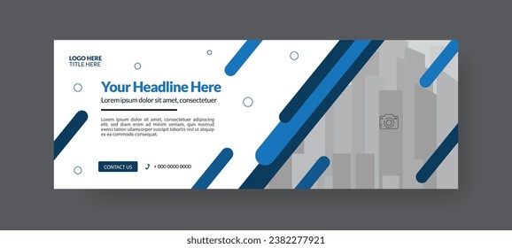 Social media cover template, cover banner design, Social Media ads banner