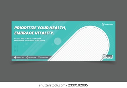 social media cover template design background.