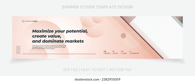 social media cover template design. website promotion digital promotion