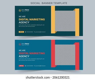 Social Media Cover Vector Templates Fully Editable, Advertising Design, Social Media Banner Post