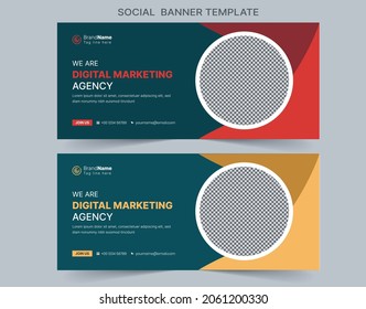 Social Media Cover Vector Templates Fully Editable, Advertising Design, Social Media Banner Post