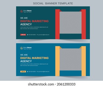 Social Media Cover Vector Templates Fully Editable, Advertising Design, Social Media Banner Post