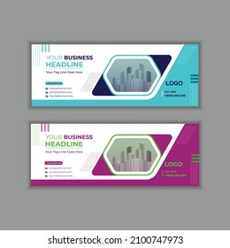 social media cover and web banner design templates for business