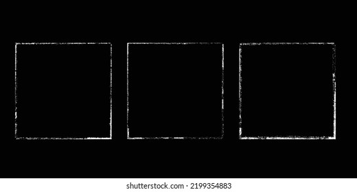Social media covers with tiny roughen border frames. . grunge style . Post frame stories templates. Layout for promotion .Media banner .Vector