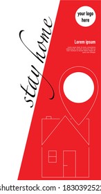 Social Media COVID-19 Template. Vector Layout. Background for Social Media Stories. Coronavirus Story Frame Template. 2019-ncov prevention tips for Corporate Social Media Stories. 