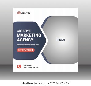 Diseño de post creativo en redes sociales