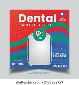 Social Media Dental Flyer Template Design