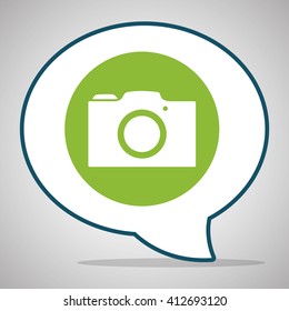 Social media design. bubble icon. networking concept