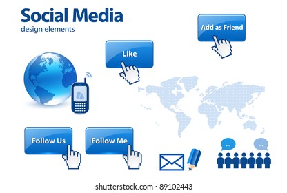 Social media design elements
