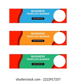 social media design Facebook cover template web banner template