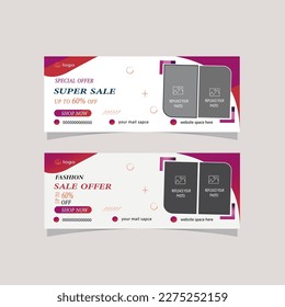 social media design fashion web baner