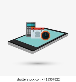Social media design. Media icon. Technology concept