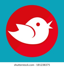 social media design over blue background vector illustration