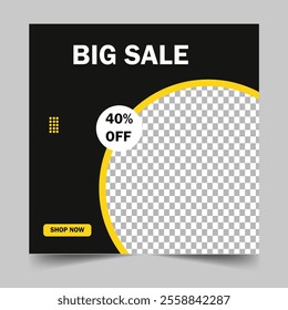 social Media design for social media post. EPS 10