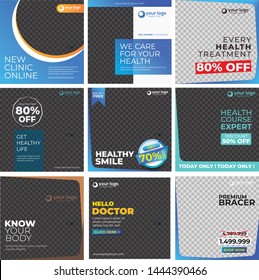 Social Media Design Templates - Medical Series
