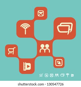 Social media design template.Vector Illustration. You can be used for banners / graphic or website layout.