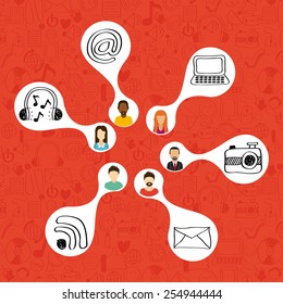 social media design, vector illustration eps10 graphic 