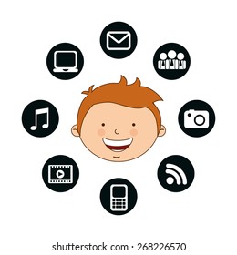 social media design, vector illustration eps10 graphic 