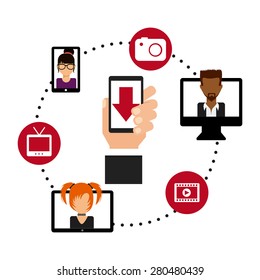 social media design, vector illustration eps10 graphic 