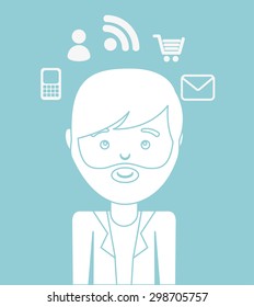 social media design, vector illustration eps10 graphic 