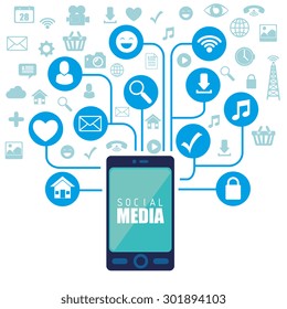 Social media design, vector illustration eps 10.
