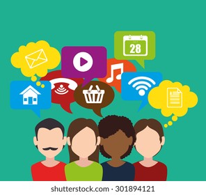 Social media design, vector illustration eps 10.