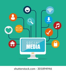 Social media design, vector illustration eps 10.