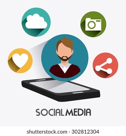 Social media design, vector illustration eps 10.