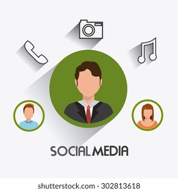 Social media design, vector illustration eps 10.