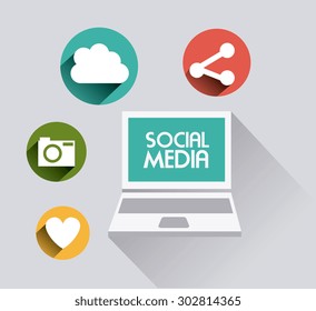 Social media design, vector illustration eps 10.